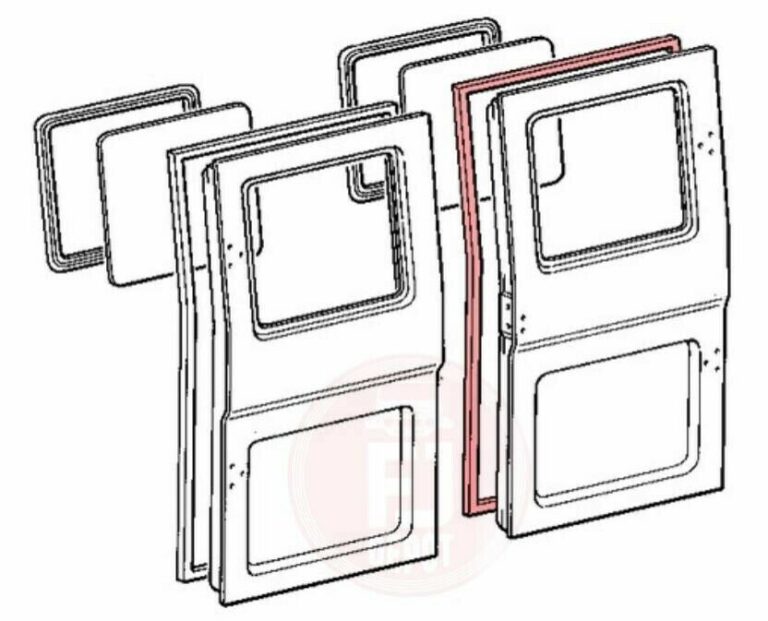 Genuine Toyota LandCruiser 70 Series Barn Door Weatherstrip Seal Set (LH & RH)