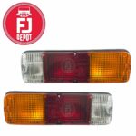 thumbnail image 2 of Pair Red Rear Reflector Lamps For Toyota Land Cruiser 40 Series FJ40 FJ45 BJ40 BJ42 2 of 6