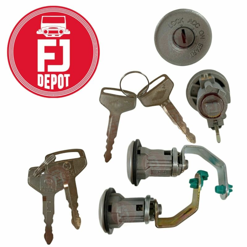 Ignition Switch & Door Lock Cylinder Set With Keys For Land Cruiser FJ40 FJ43 FJ45 BJ40